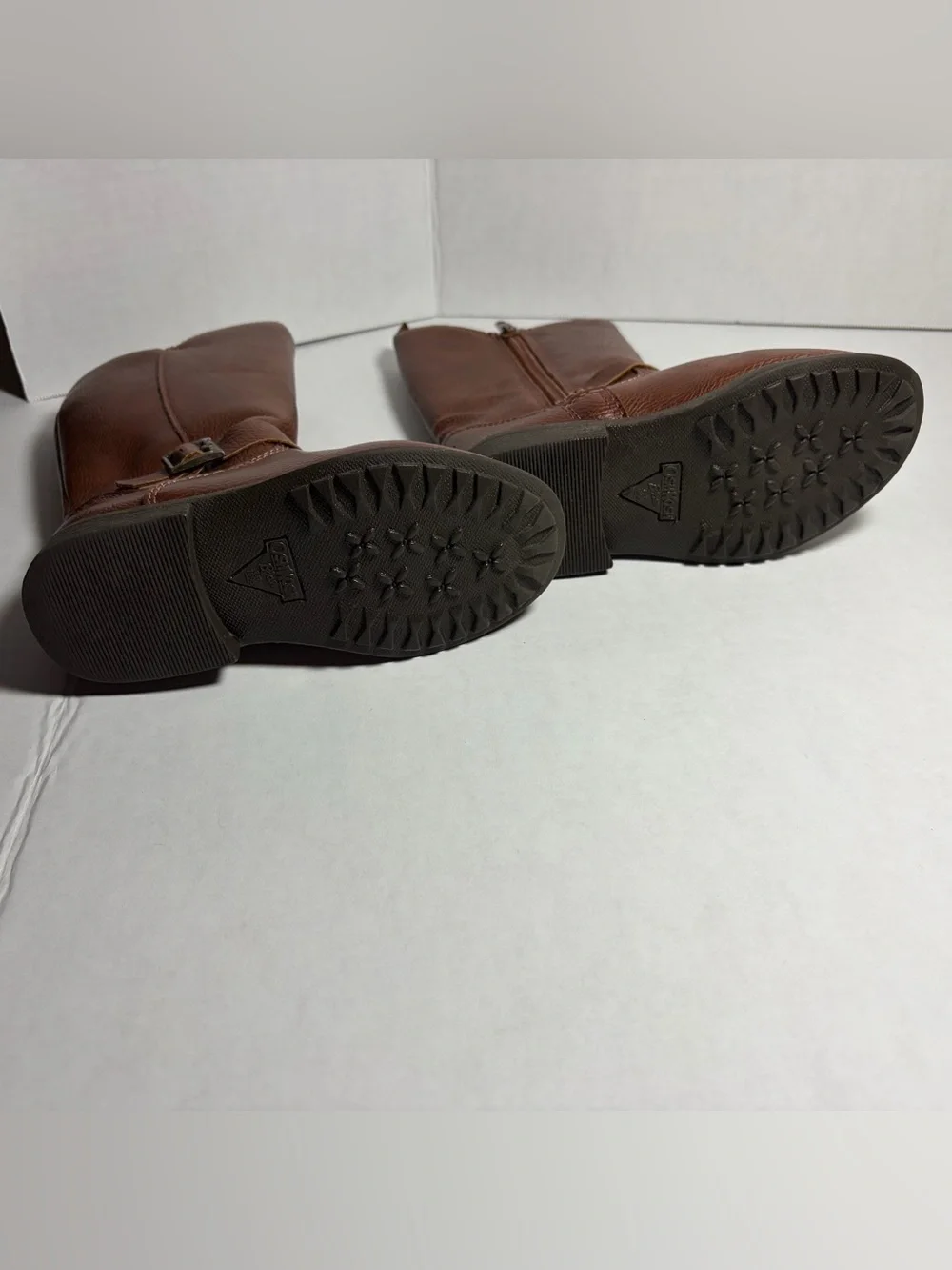 OshKosh B'gosh Lumi Toddler Girls Brown Riding Boots 8 M